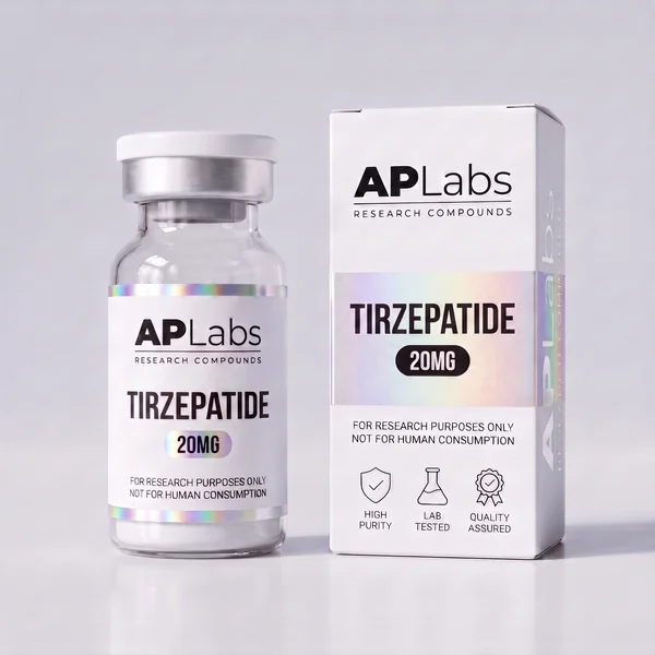 Tirzepatide 20mg — péptido de investigación >99% pureza, comprar en Latinoamérica